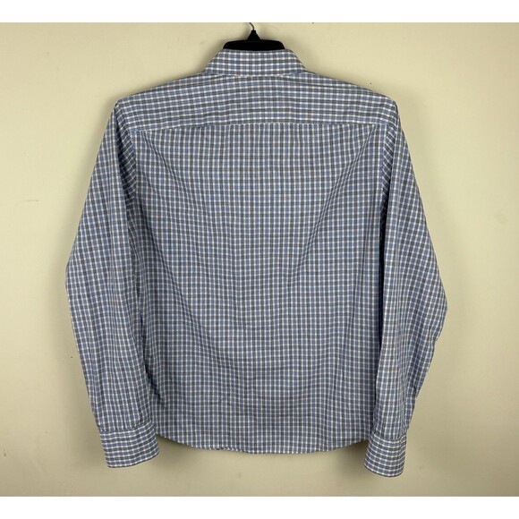 Men’s UNTUCKit Button Down Shirt / Long Sleeve / Plaid / Size Medium - Picture 4 of 5